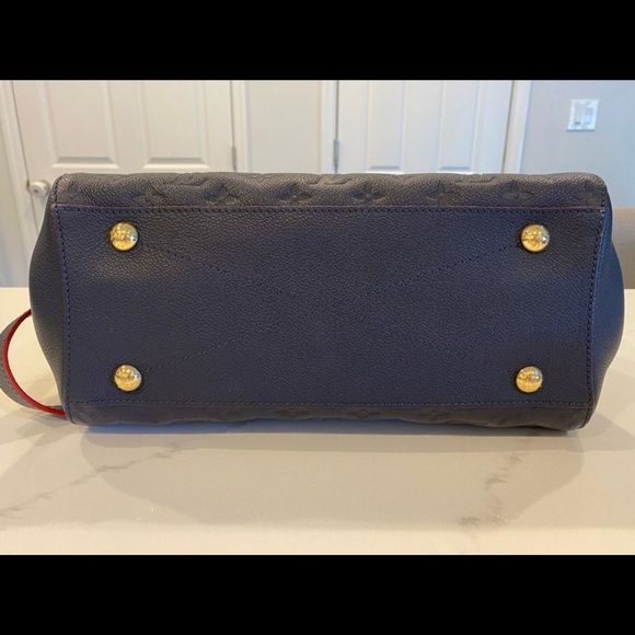 Louis Vuitton Montaigne Empreinte MM Marine Rouge - Picture 4 of 8